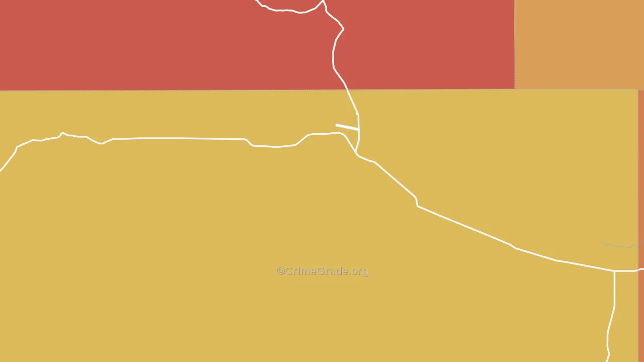 North Colfax Union, NM Map of Vandalism Rates