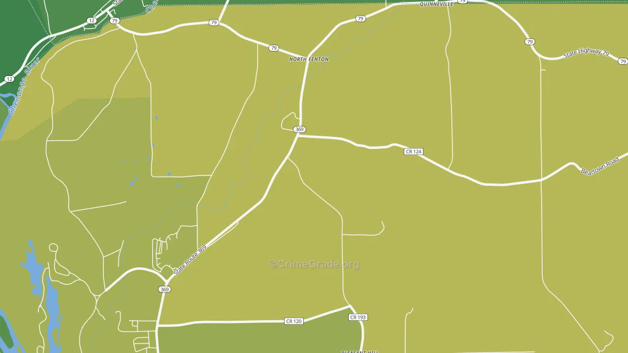 North Fenton, NY Map of Vandalism Rates