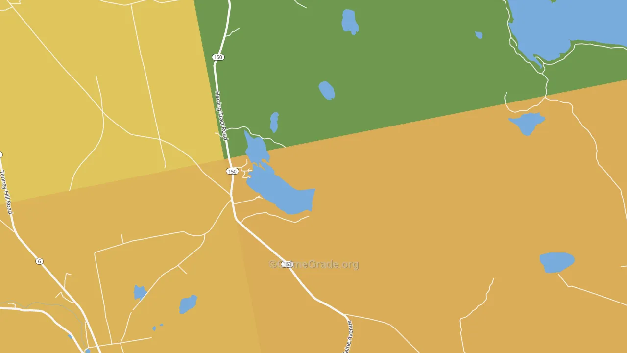 North Guilford, ME Map of Vandalism Rates