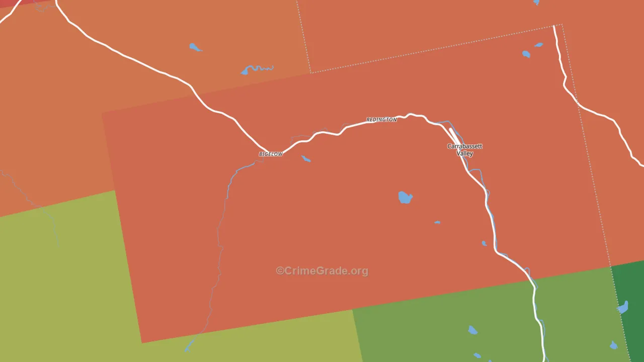North Jay, ME Map of Vandalism Rates