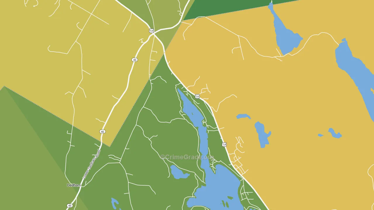 North Orland, ME Map of Vandalism Rates