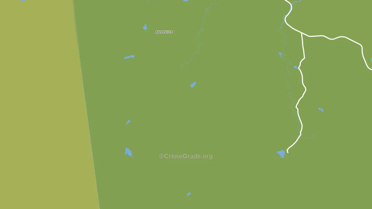 North Pole, NY Map of Vandalism Rates