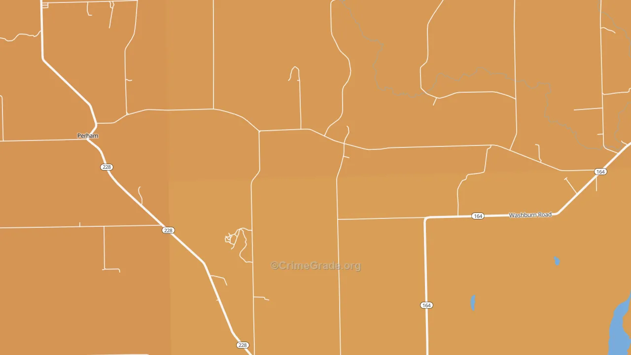 North Wade, ME Map of Vandalism Rates