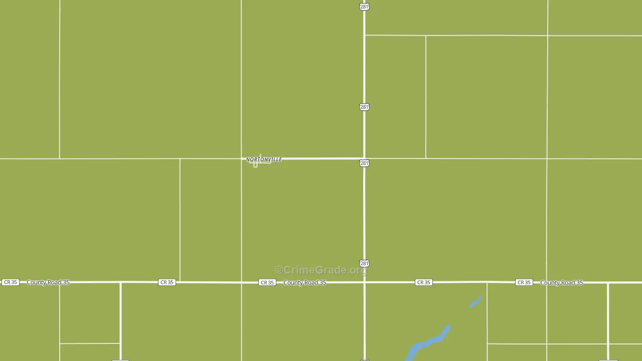 Nortonville, ND Map of Vandalism Rates
