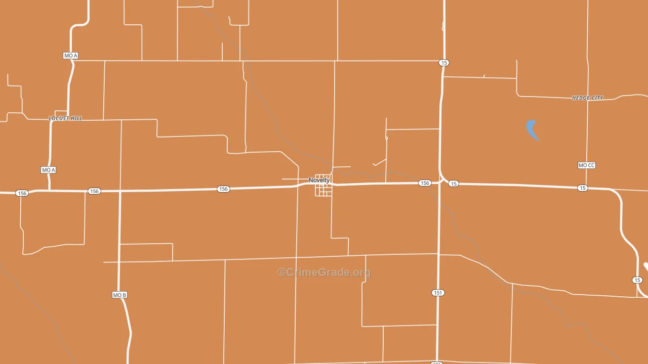 Novelty, MO Map of Vandalism Rates