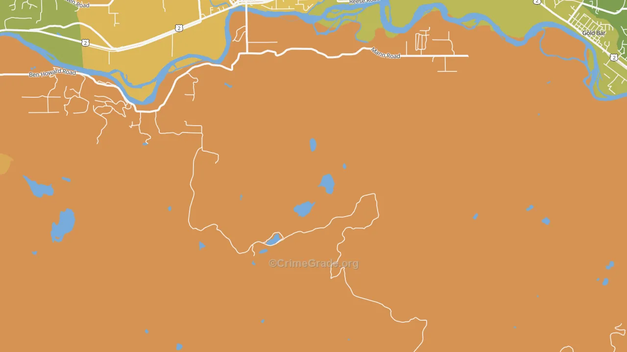 Novelty, WA Map of Vandalism Rates