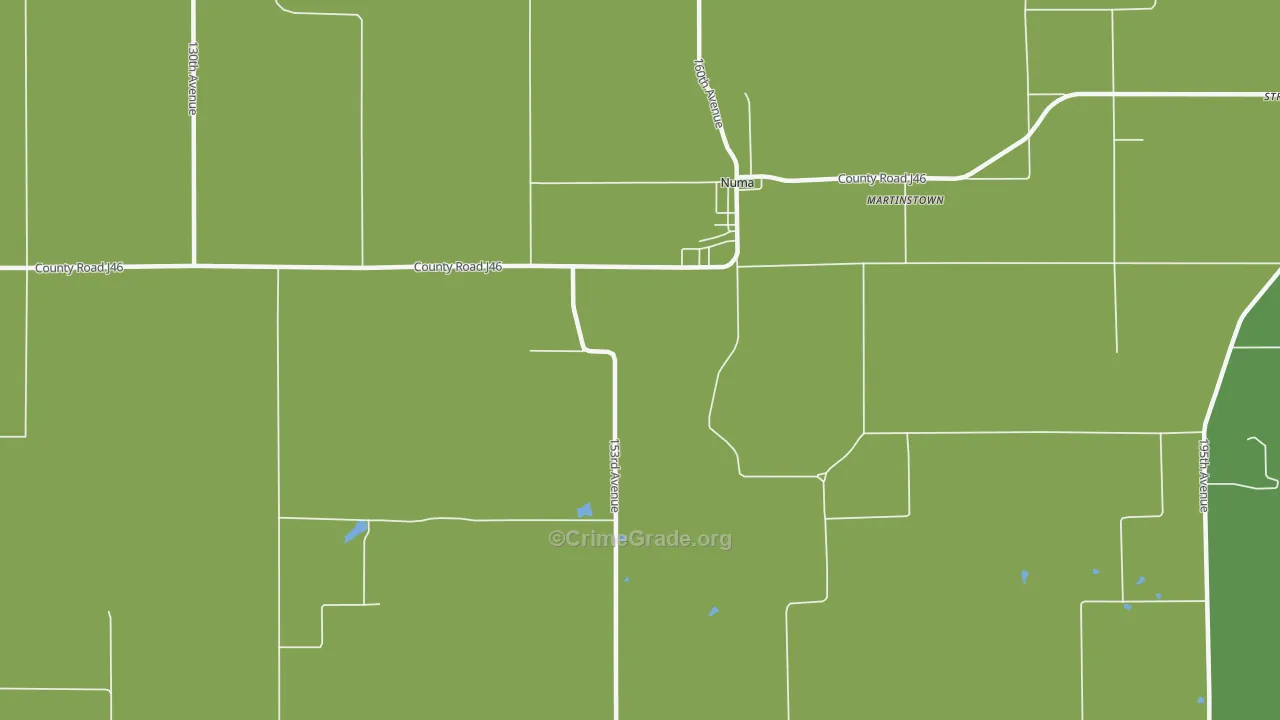 Numa, IA Map of Vandalism Rates