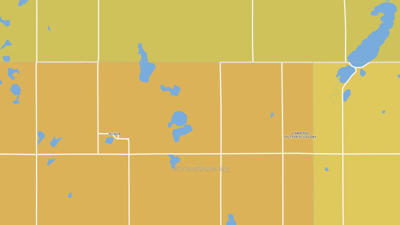 Nunda, SD Map of Vandalism Rates