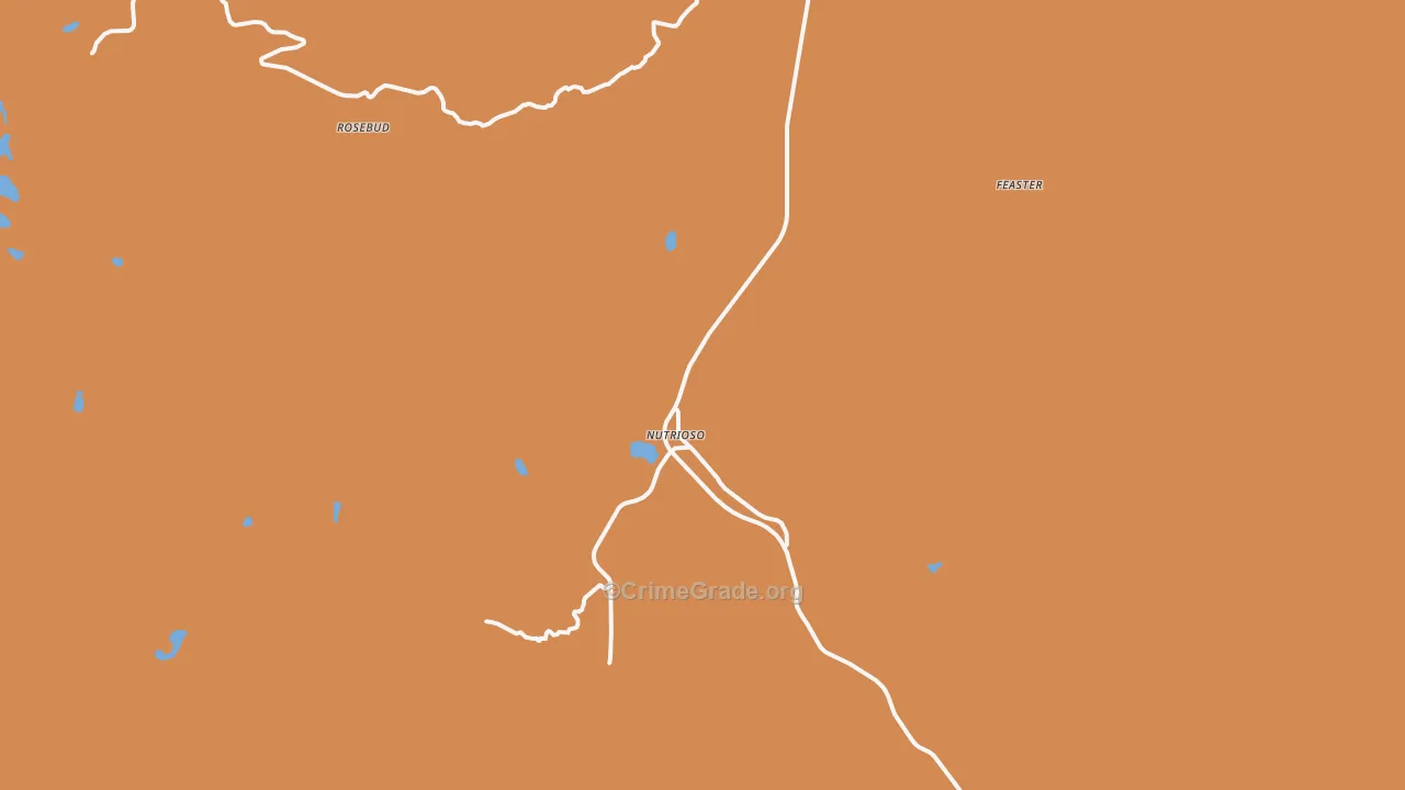 Nutrioso, AZ Map of Vandalism Rates