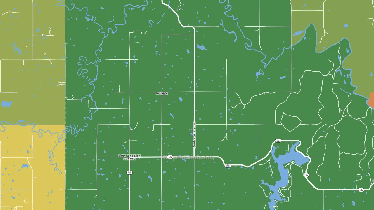 Nuyaka, OK Map of Vandalism Rates