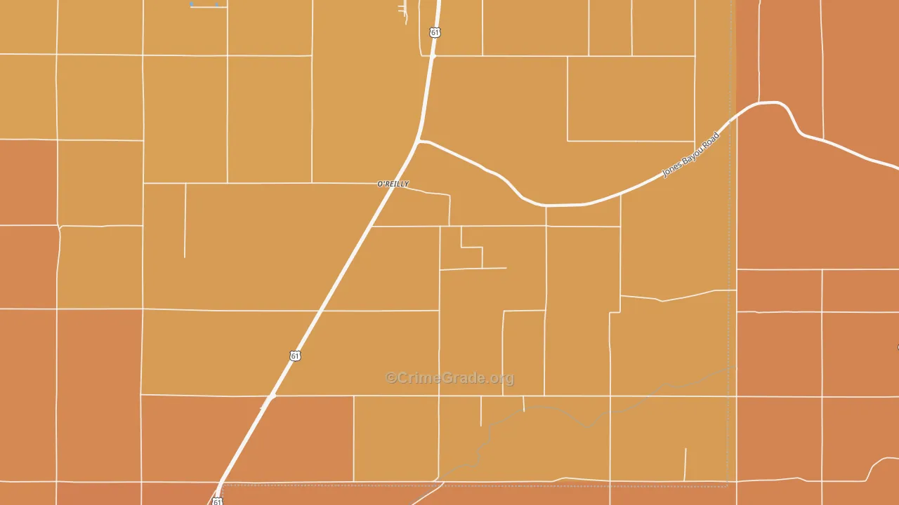 O'reilly, MS Map of Vandalism Rates
