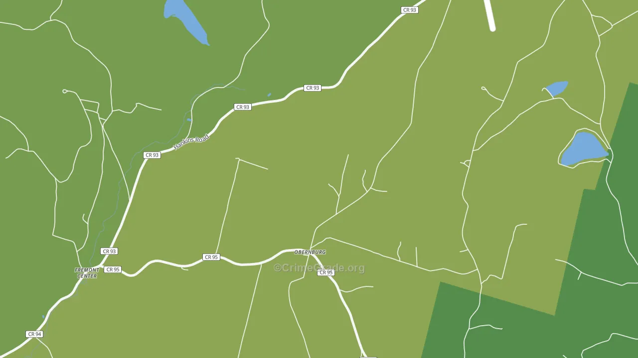 Obernburg, NY Map of Vandalism Rates