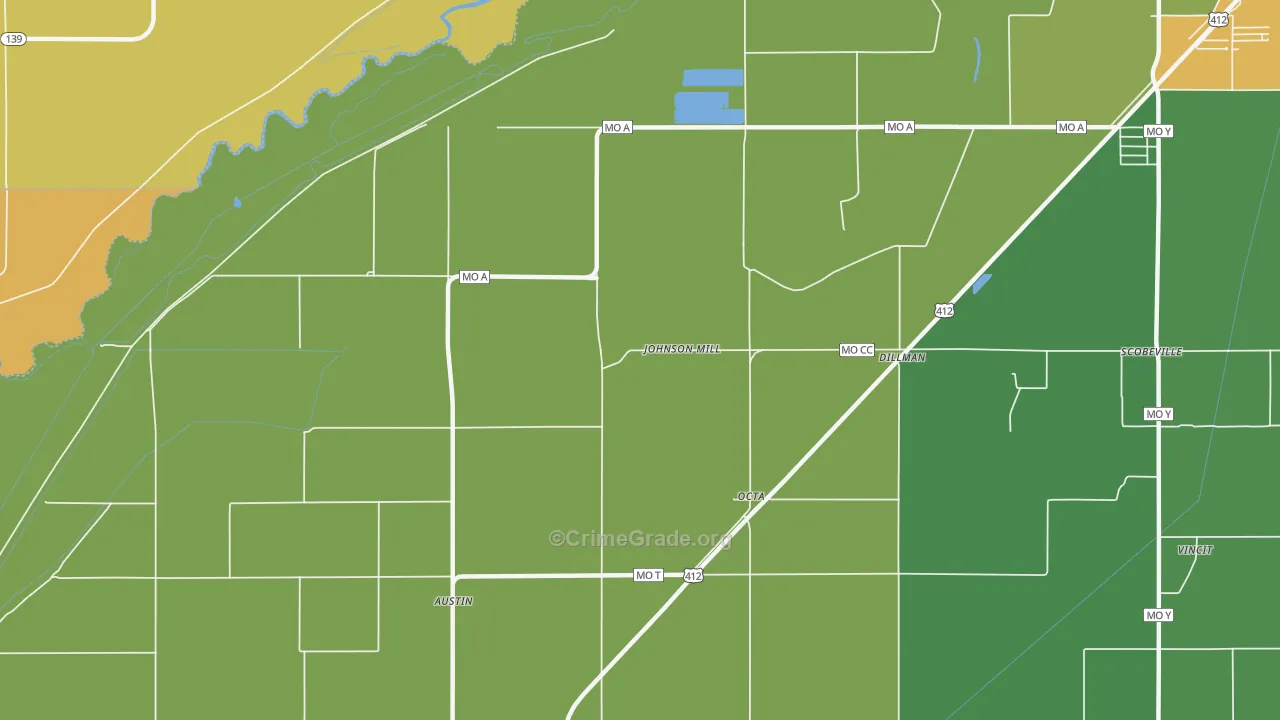 Octa, MO Map of Vandalism Rates