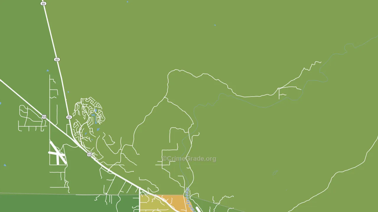 Octave, AZ Map of Vandalism Rates
