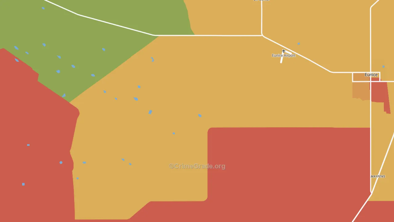 Oil Center, NM Map of Vandalism Rates