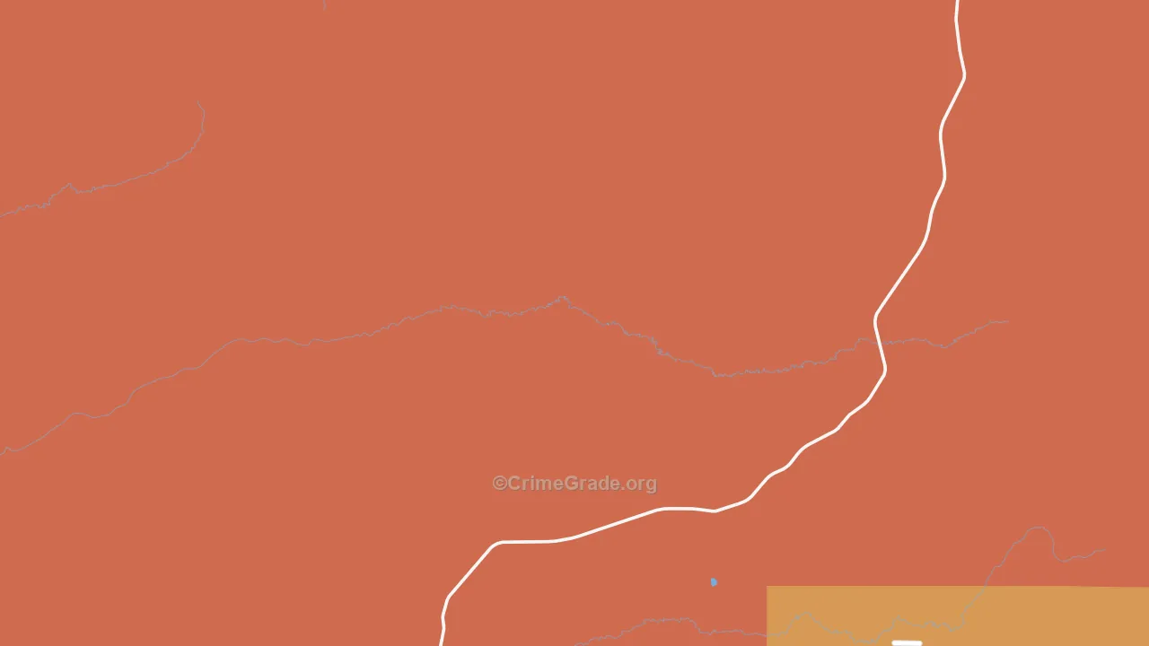 Ojito, NM Map of Vandalism Rates