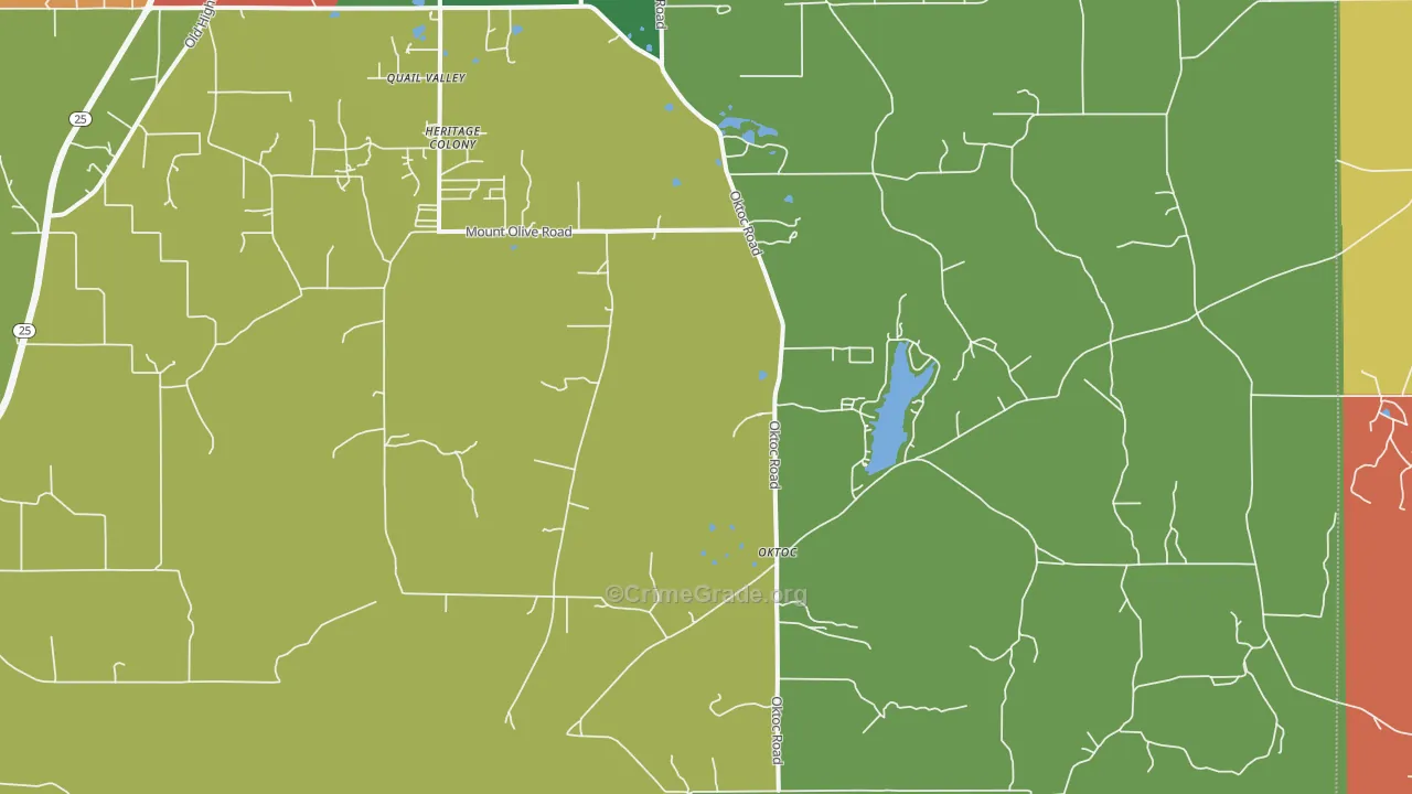Oktoc, MS Map of Vandalism Rates