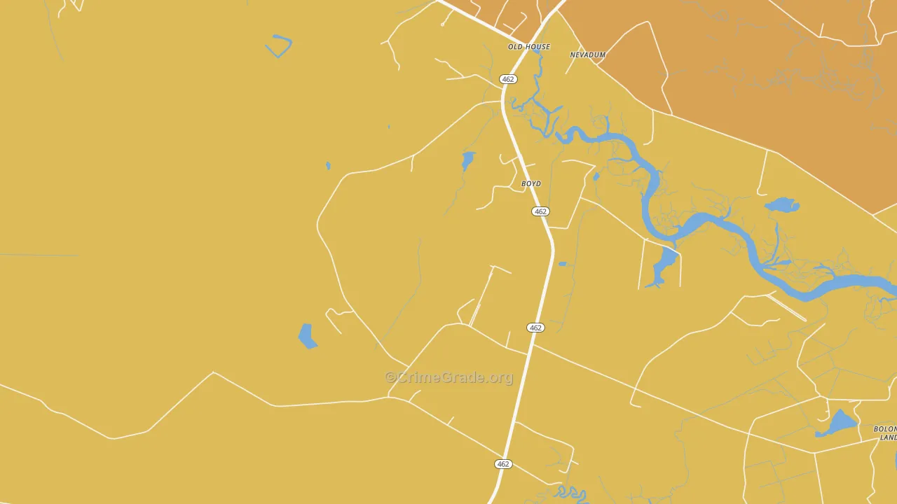 Old House, SC Map of Vandalism Rates