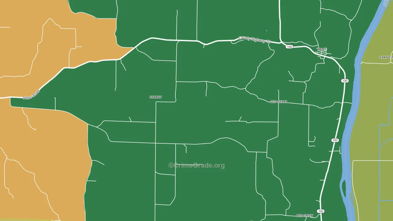 Old Pearl, IL Map of Vandalism Rates