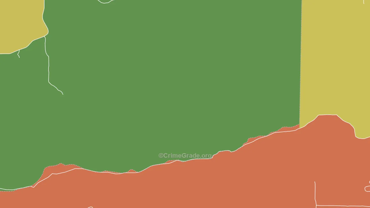 Oliver, AR Map of Vandalism Rates