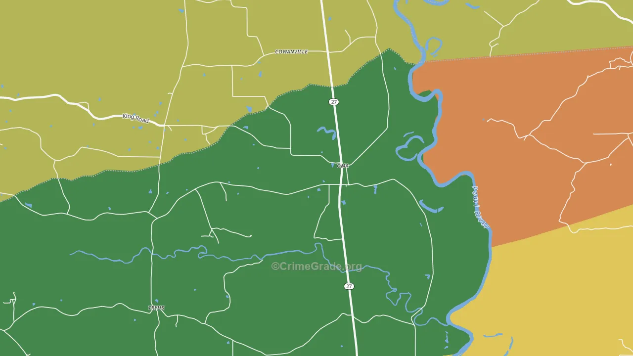 Oma, MS Map of Vandalism Rates