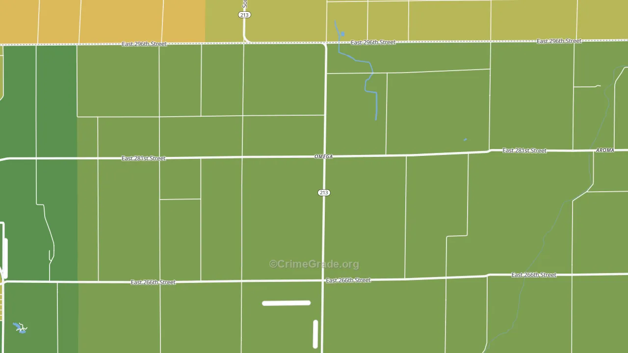 Omega, IN Map of Vandalism Rates