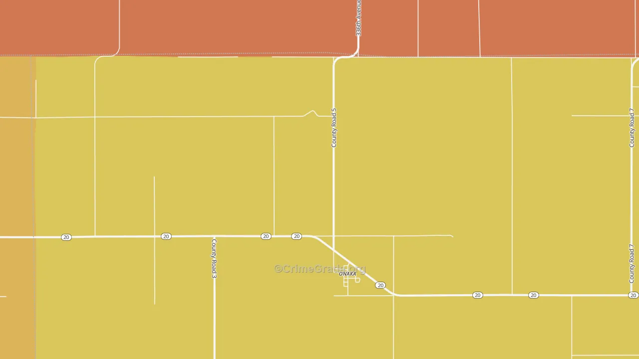 Onaka, SD Map of Vandalism Rates
