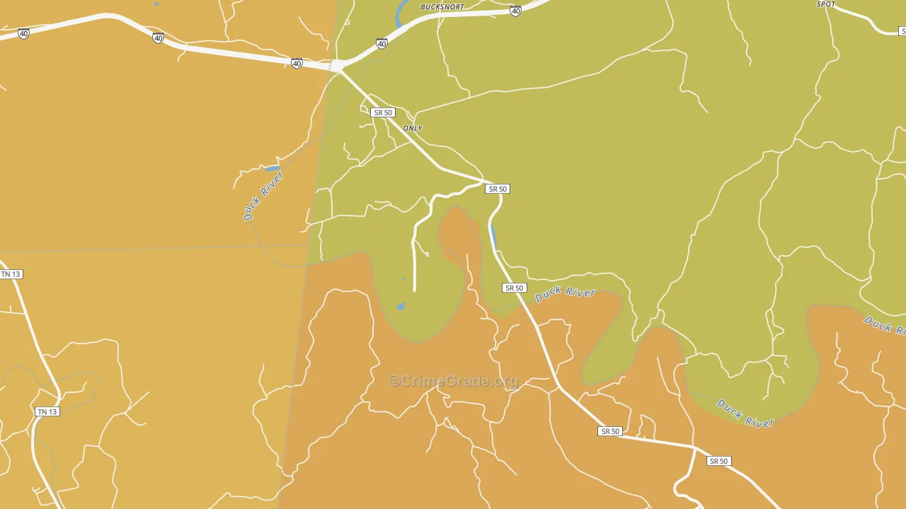 Only, TN Map of Vandalism Rates