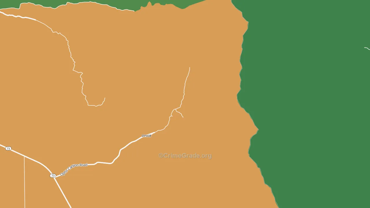 Ophir, UT Map of Vandalism Rates