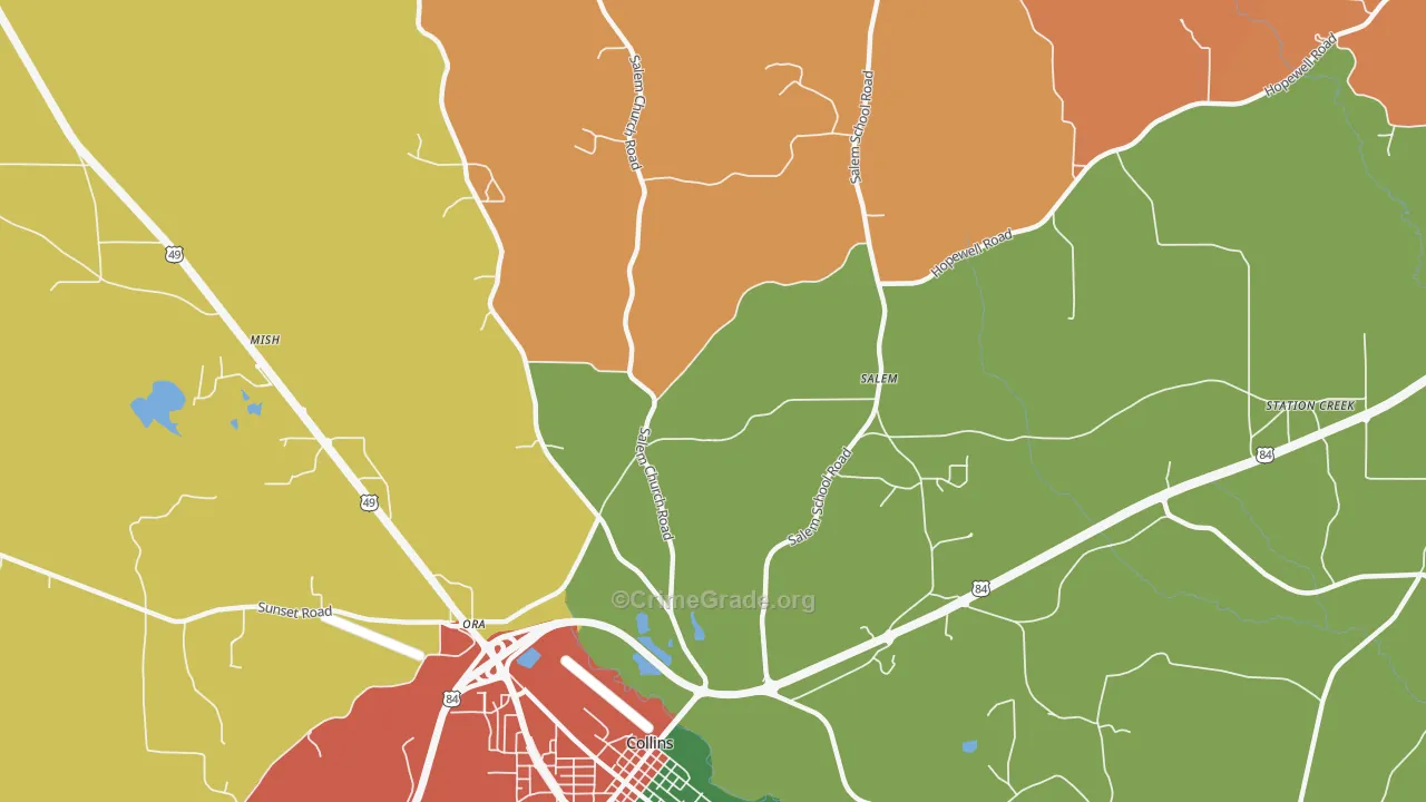 Ora, MS Map of Vandalism Rates
