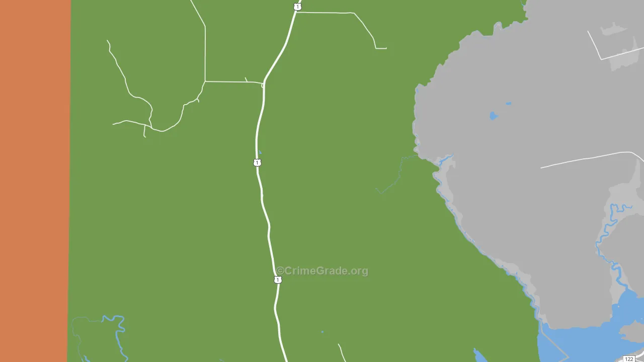 Orient, ME Map of Vandalism Rates
