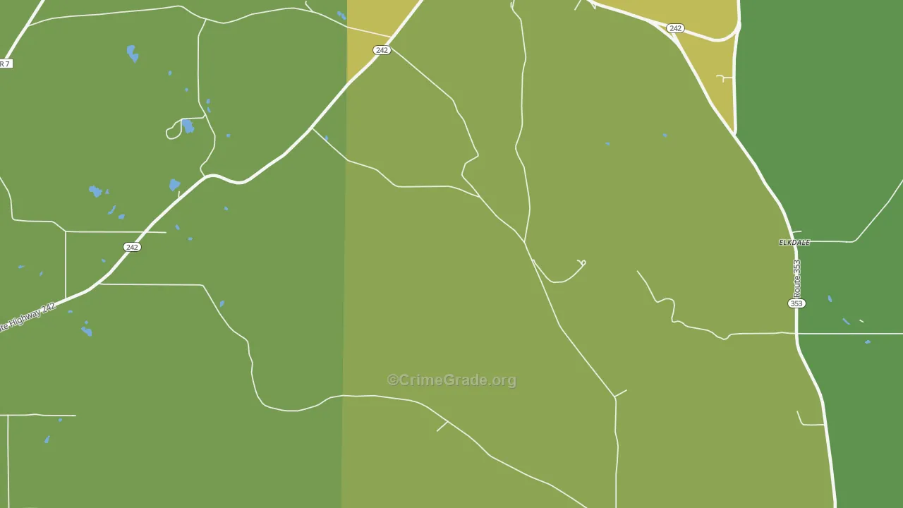 Orlando, NY Map of Vandalism Rates