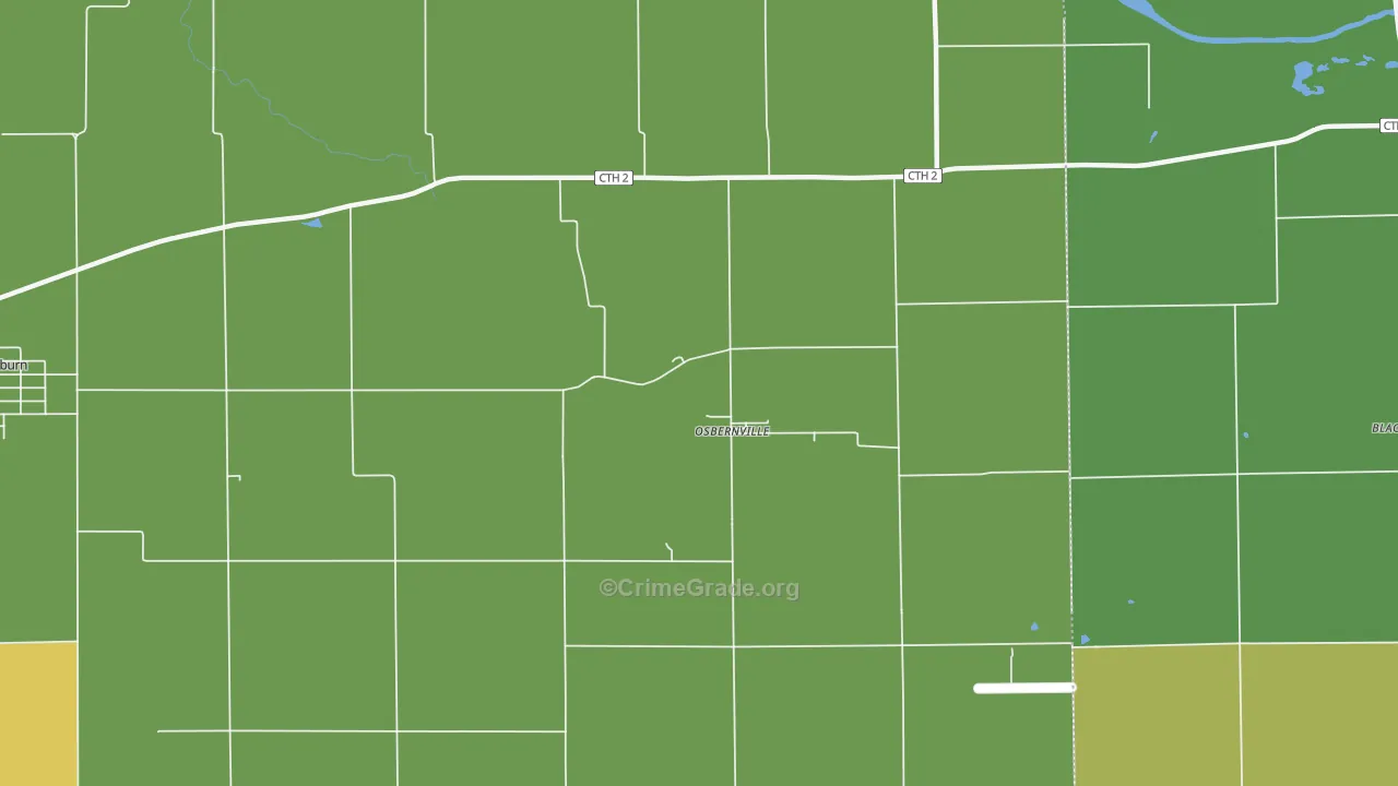 Osbernville, IL Map of Vandalism Rates