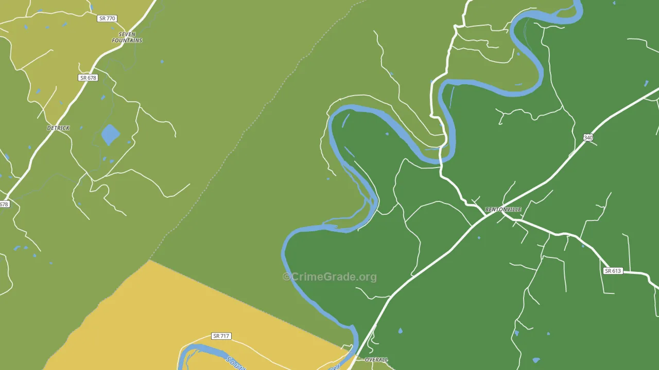 Overall, VA Map of Vandalism Rates