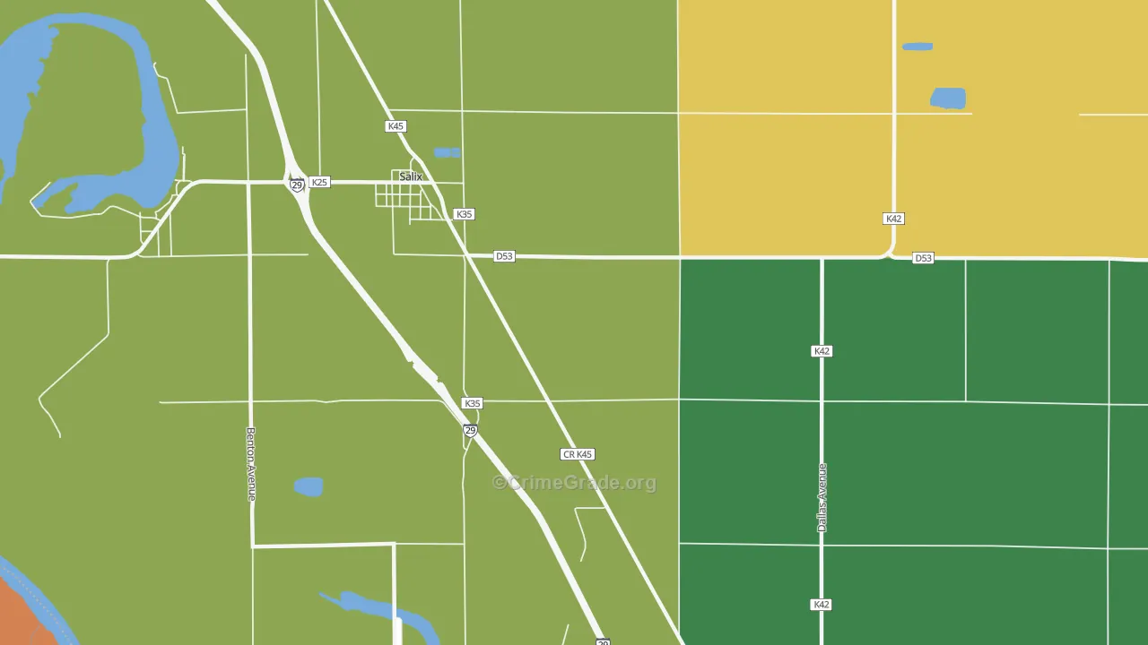 Owego, IA Map of Vandalism Rates