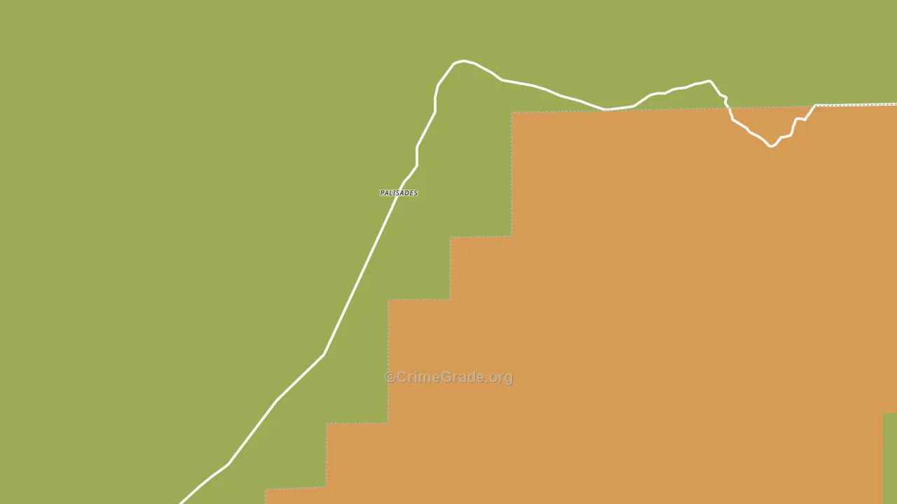 Palisades, WA Map of Vandalism Rates