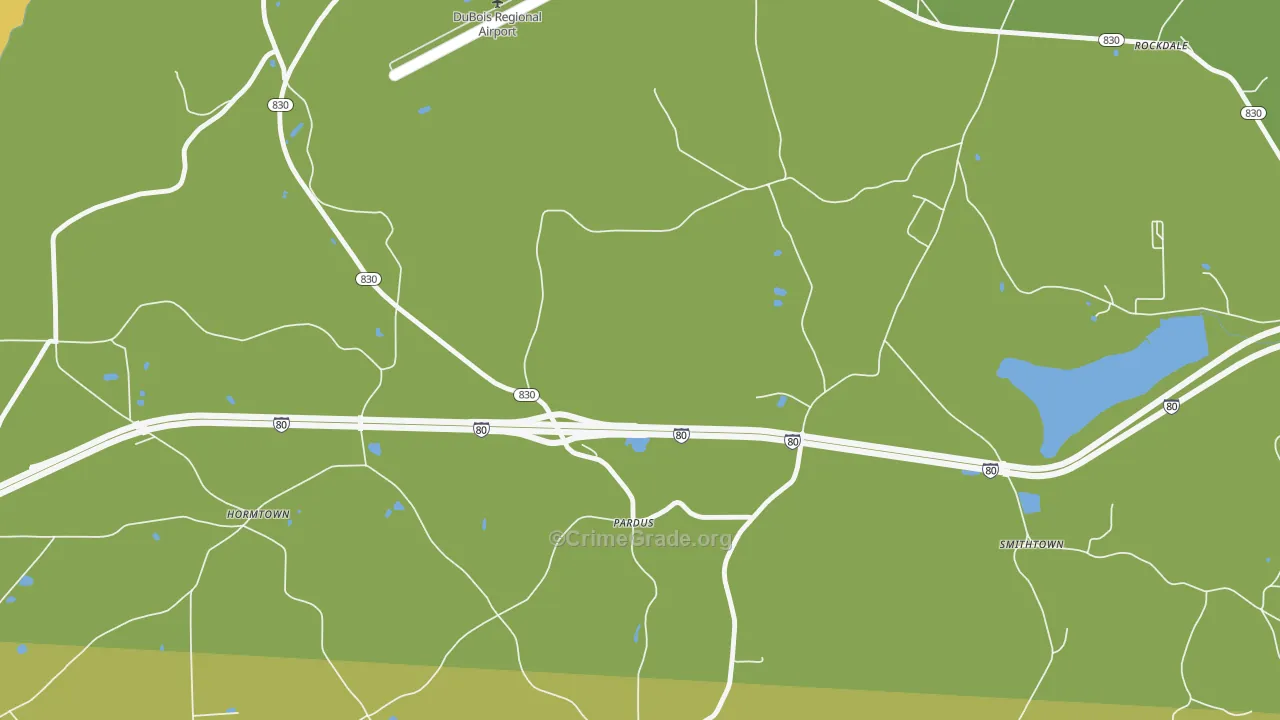Pardus, PA Map of Vandalism Rates
