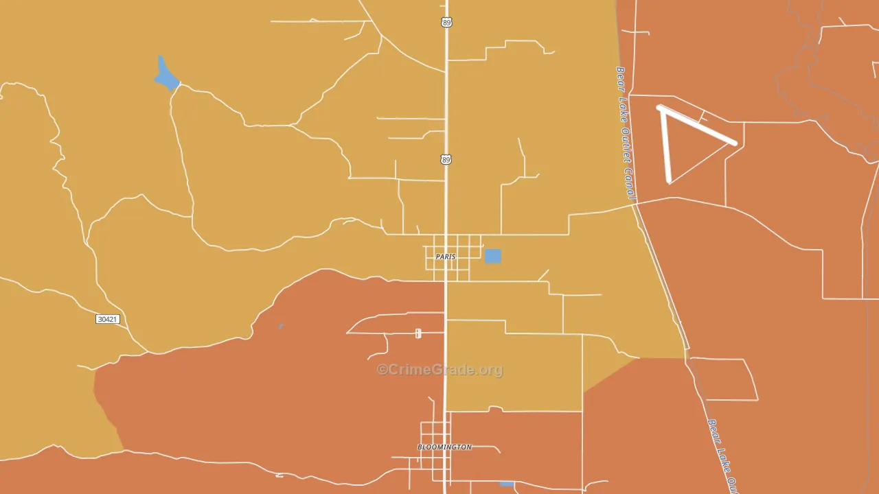 Paris, ID Map of Vandalism Rates