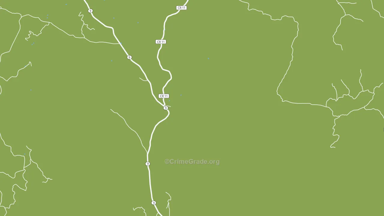 Parkdale, CO Map of Vandalism Rates