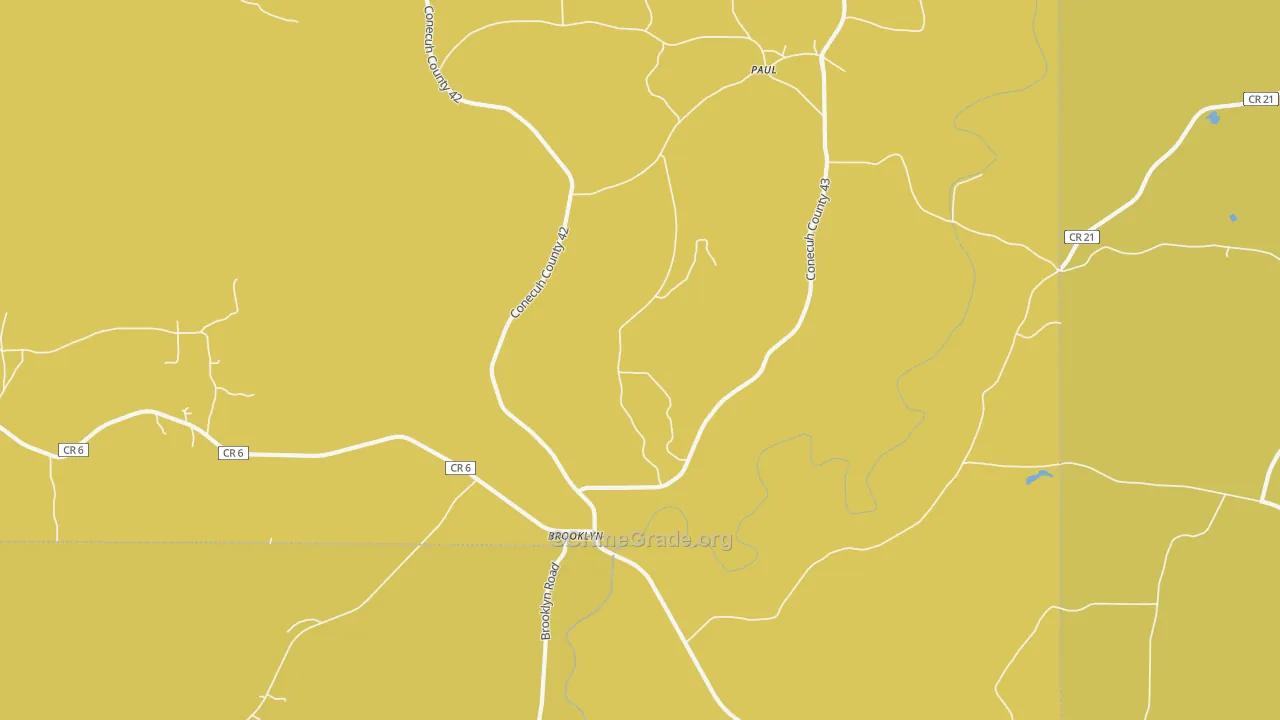 Paul, AL Map of Vandalism Rates