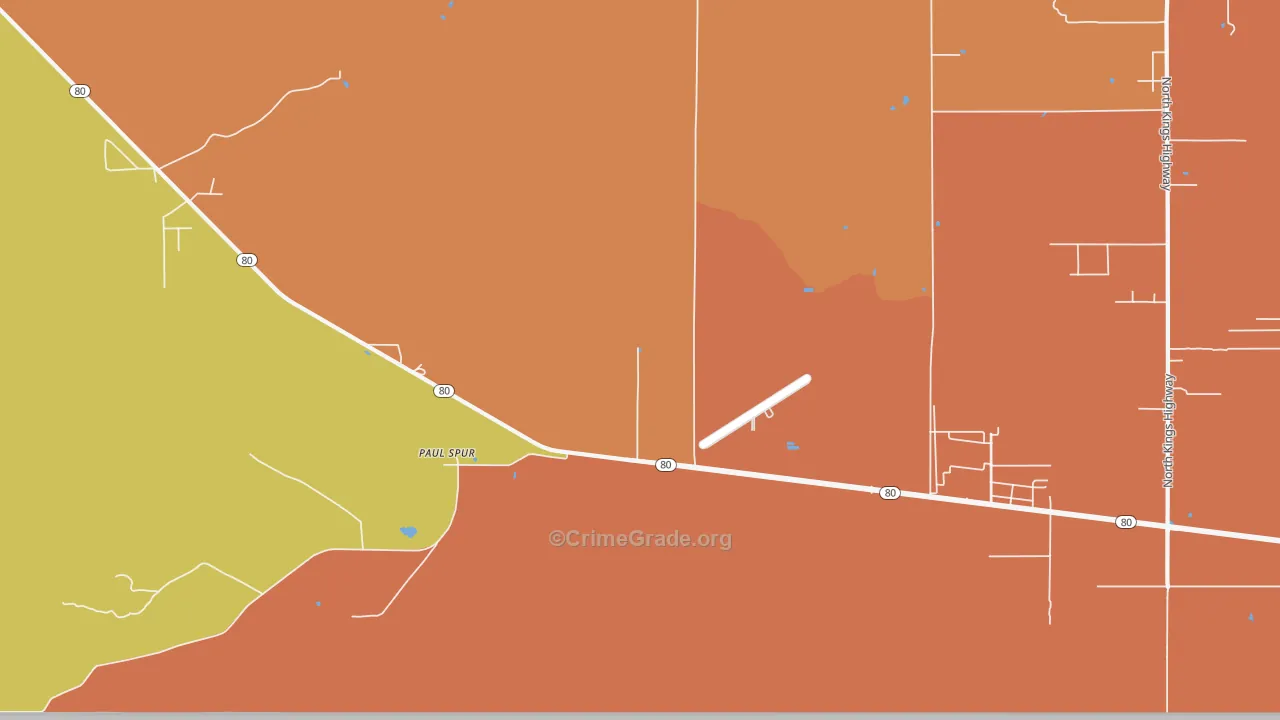 Paul Spur, AZ Map of Vandalism Rates