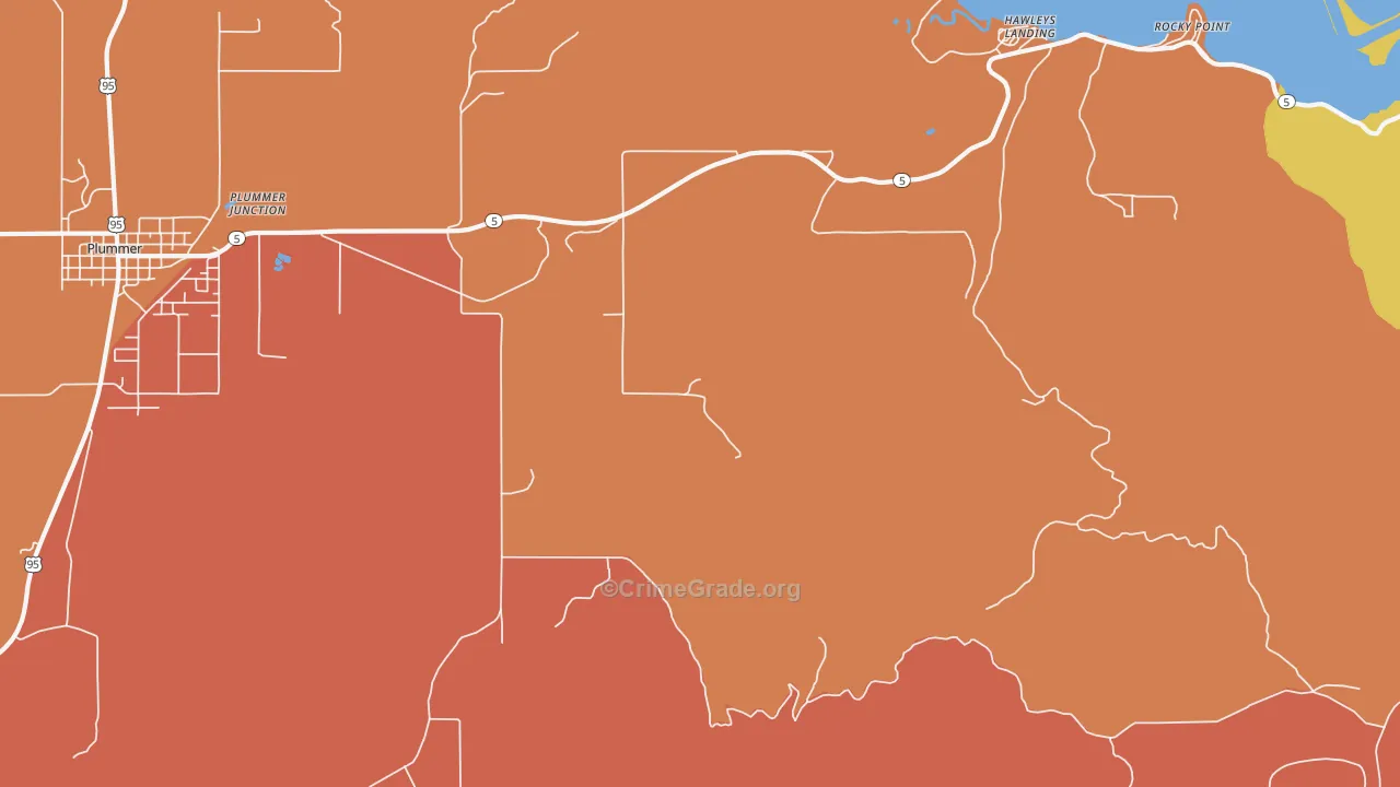 Pedee, ID Map of Vandalism Rates