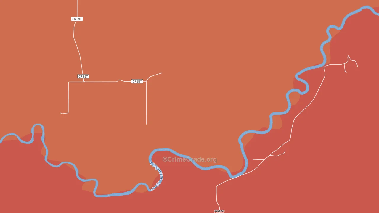Pedro, SD Map of Vandalism Rates