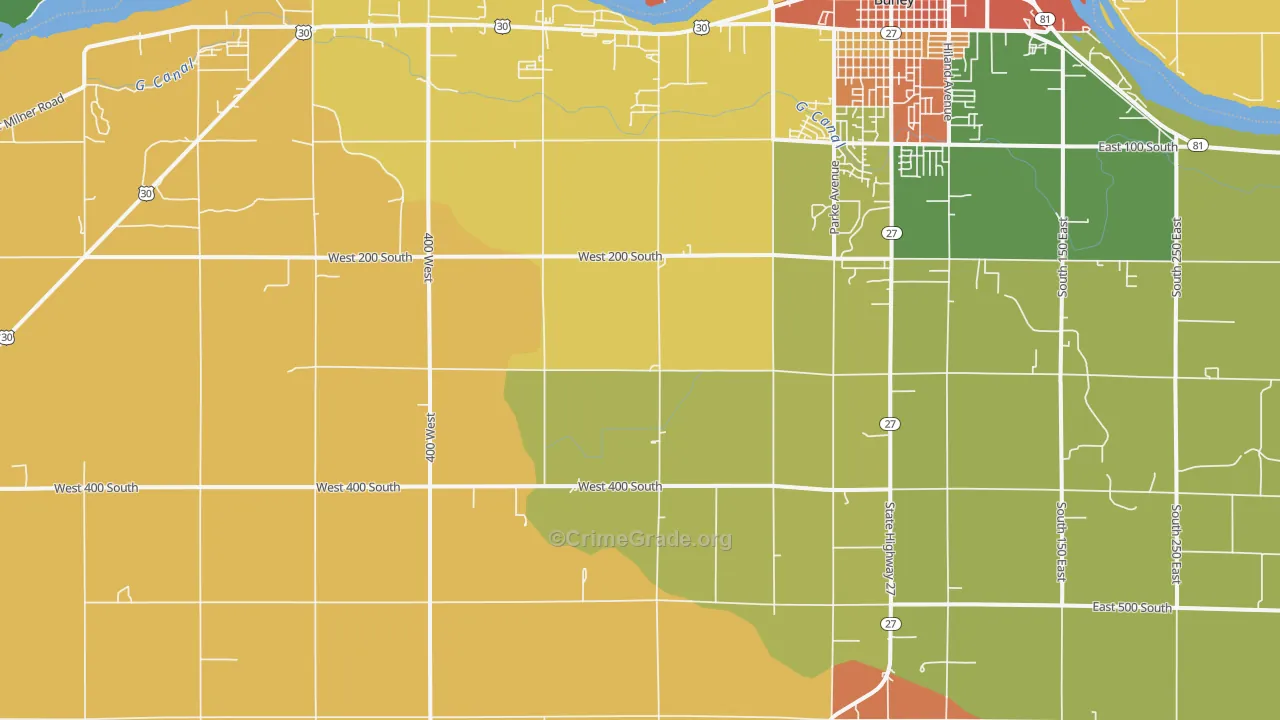 Pella, ID Map of Vandalism Rates