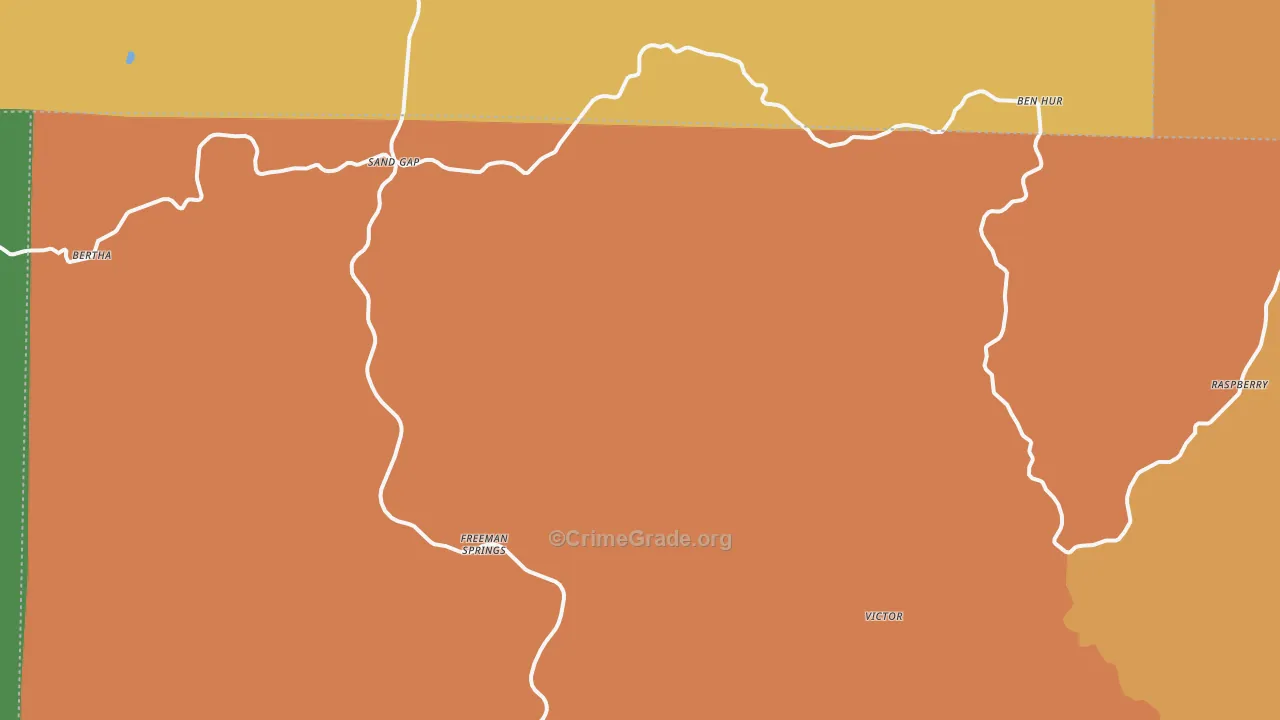 Pelsor, AR Map of Vandalism Rates