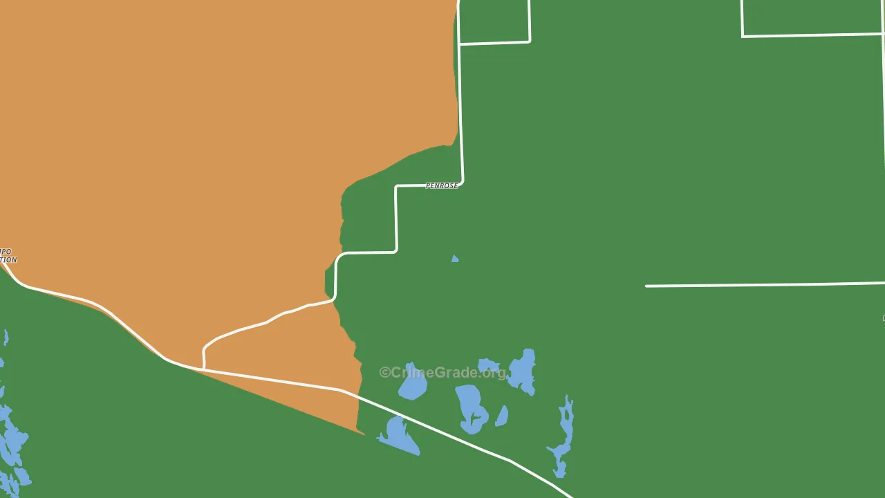 Penrose, UT Map of Vandalism Rates