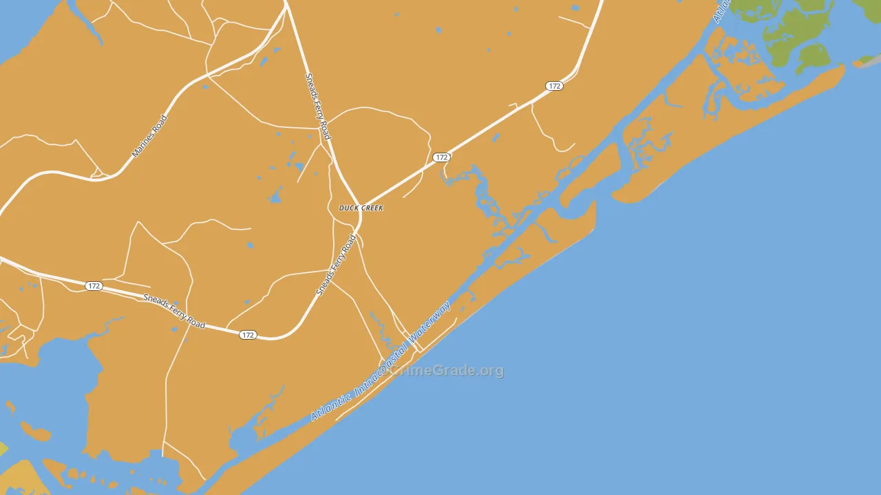 Peru, NC Map of Vandalism Rates