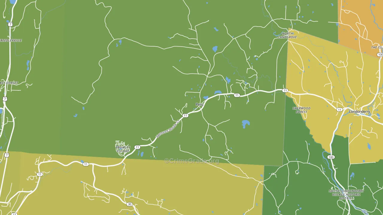 Peru, VT Map of Vandalism Rates