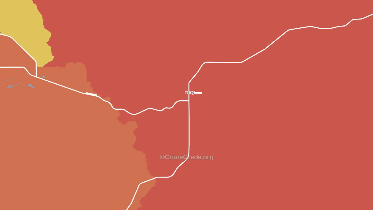 Picabo, ID Map of Vandalism Rates