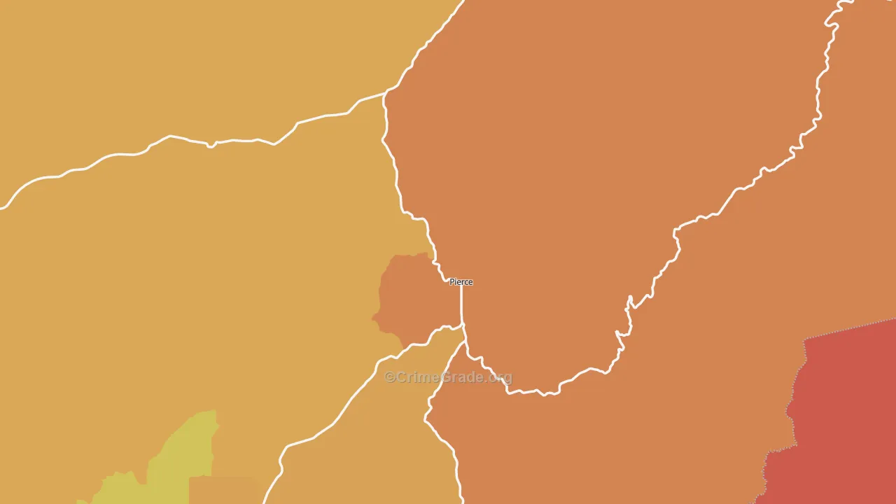 Pierce, ID Map of Vandalism Rates